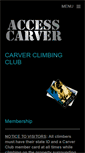 Mobile Screenshot of carverclimbingclub.org
